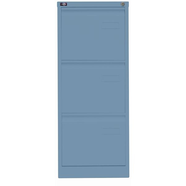 Bisley LIGHT Hängeregistraturschrank LIGHT, einbahnig, 3 HR-Schubladen, 605 blau, IPCCA13605