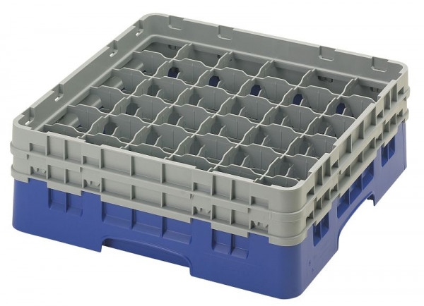 Cambro Spülkorb mit 36 Fächer Camrack® 13,3 cm Blau, 36S434168