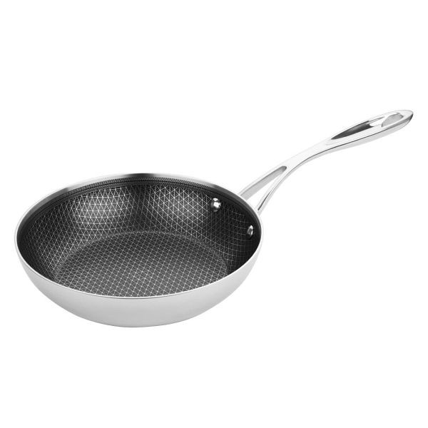 Vogue Tri-Shield Edelstahl Bratpfanne mit Clad-Beschichtung 20 cm, GP187