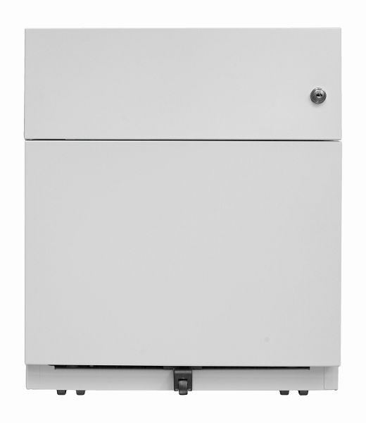 Bisley Rollcontainer Note, 1 Universalschublade, 1 HR-Schublade, lichtgrau, NWA59M7SF645