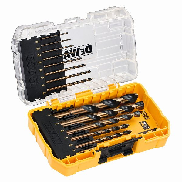 DeWalt Metallbohrer-Set 14-teilig HSS-G, VE: 5 Stück, DT70727-QZ