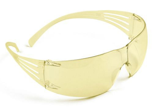 3M Schutzbrille SecureFit 200, gelb, Polycarbonat-Scheibe, SF203AF, 259-074