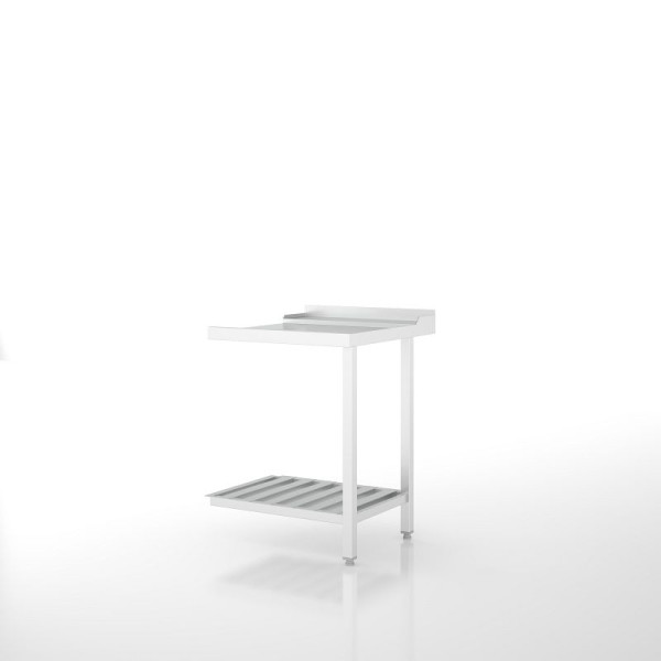Ackermann Spülmaschinen Ablauftisch 650x720x875 mm - H-Linie, Anbau rechts, Unterbau mit Ablagerosten, 9021206