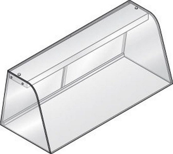 KBS Hustenschutz neutral GN 5/1 für Einbauwanne und Einbauplatte, 392062