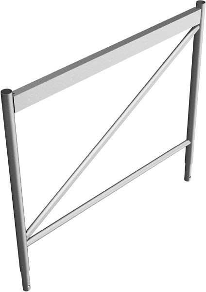 Schake Aufsatzteil für Kurbel- & Universalgerüstböcke, Breite: 1,20 m, verzinkt, 11274