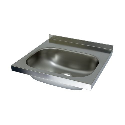 Rieber Edelstahl Handwaschbecken - ohne Konsolen 40415, Länge 400 mm, 82100301