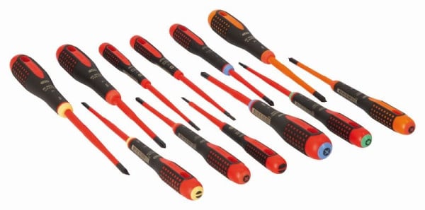 Bahco Ergo™-Schraubendreher-Satz, isoliert, 12-teilig, BE-9878SL