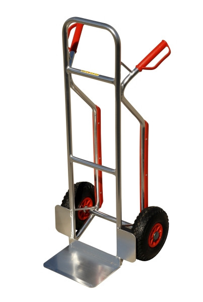 pro-bau-tec Rahmen Alu Stapelkarre mit Treppenrutsche, Tragkraft 150 kg, 100006