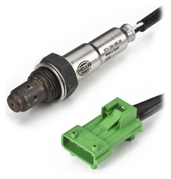 HELLA Lambdasonde, 4-polig, Kabel: 600mm, 6PA 358 066-261