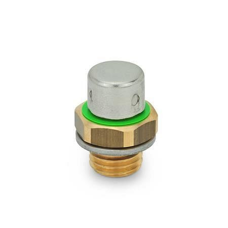 Ganter Entlüftungsventile (GN 883-M10X1-20-B-MS), VE: 25 Stück, 883-M10X1-20-B-MS