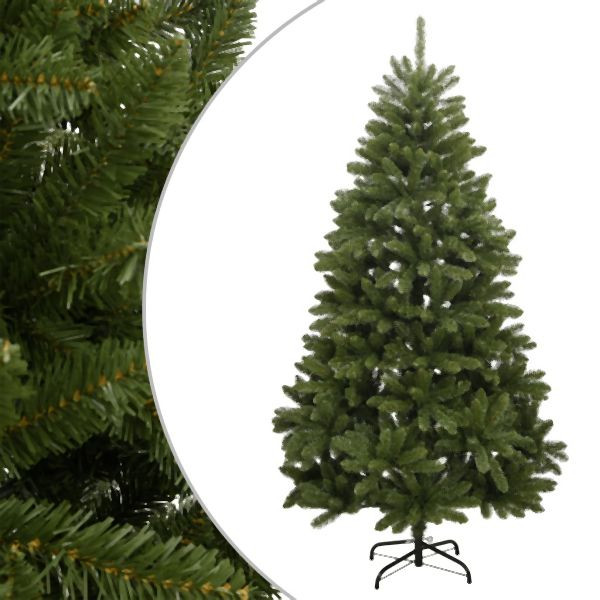 vidaXL Künstlicher Weihnachtsbaum Klappbar mit Ständer Grün 300 cm, 357783