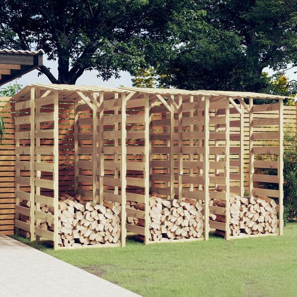 vidaXL Pergolen mit Dach 6 Stk. 100x90x200 cm Kiefernholz Imprägniert, 3096651