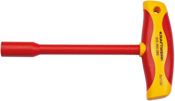 Kraftwerk Steckschlüssel T-Griff Schraubendreher 8 mm VDE, 305.350.080