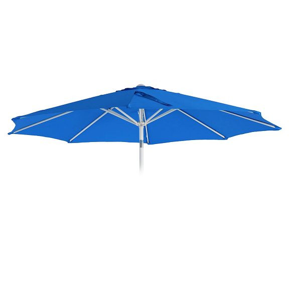 Mendler Ersatz-Bezug für Sonnenschirm N18, Sonnenschirmbezug Ersatzbezug, Ø 2,7m Stoff/Textil 5kg, blau, 81634