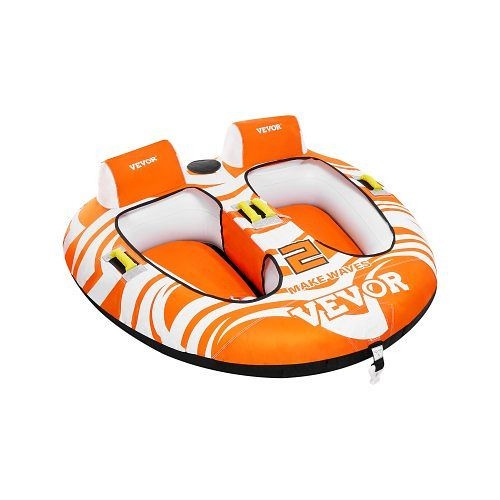 VEVOR Schleppboot für 1–2 Personen, 154 kg, mit Haltegriffen, 840D Nylon-Überzug, Sicherheitsventil für Wassersport, CQTL2MTT2R00JOEO4V0
