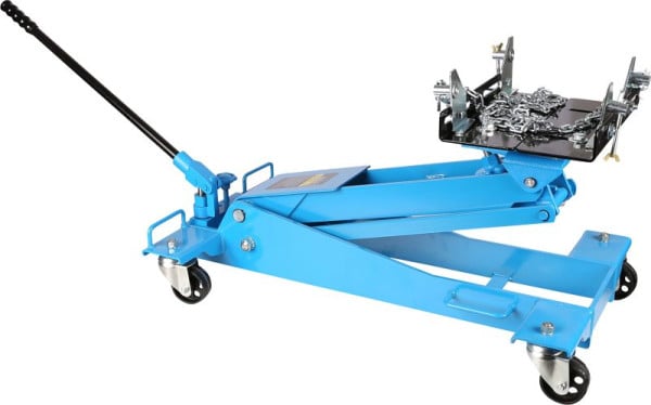 KS Tools Hydraulischer-Getriebeheber mit verstellbarer Aufnahmeplatte, 1, 5 t, 460.1195