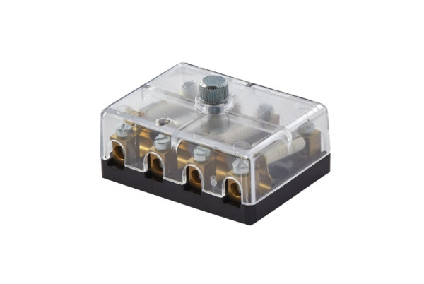 HELLA Sicherungsdose, 4-polig, 8A, glasklar, Stecker: Schraubkontakt, 8JD 002 294-211