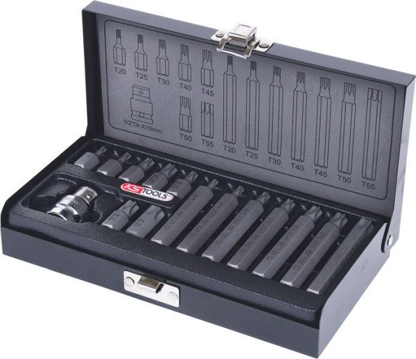 KS Tools 10mm Bit-Satz, 15-teilig, Torx, 911.5020, 4042146053850