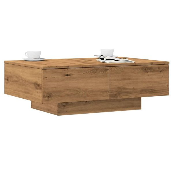 vidaXL Couchtisch Artisan-Eiche 90x60x31 cm Holzwerkstoff, 856571