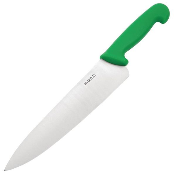 Hygiplas Kochmesser 25cm grün, Edelstahlklinge, Nylon-Griff, C868