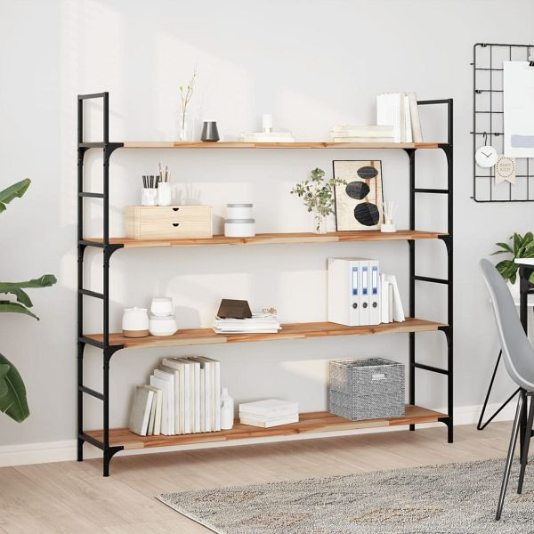 vidaXL Schweberegale 4 Stück 140x30x2 cm Massivholz Akazie Ölbehandelt, 3279546