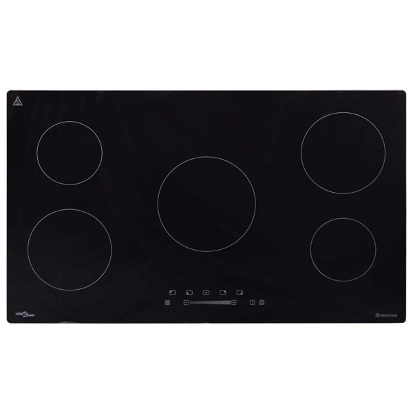 vidaXL Einbau-Induktionskochfeld Touch Control Glas 2000 W 86 cm, 51435