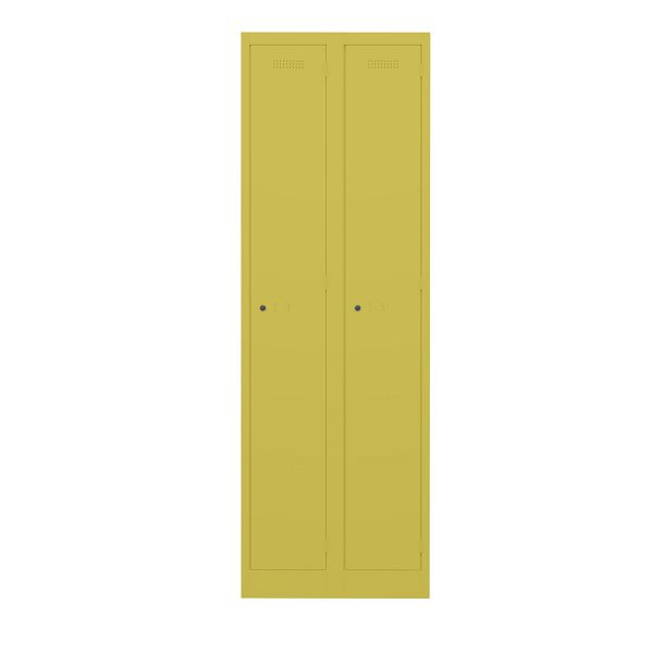 Bisley Garderobenschrank Primary Locker, 2 Abteile, 677 tickleweed, PL3050D1677