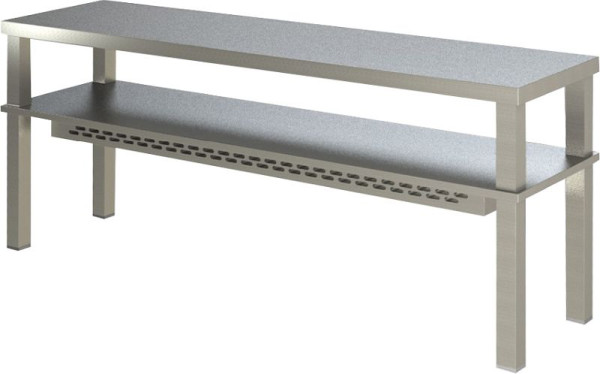 KBS Aufsatzbord mit 2 Etagen, mit Wärmemodul Breite 160cm, 91103104