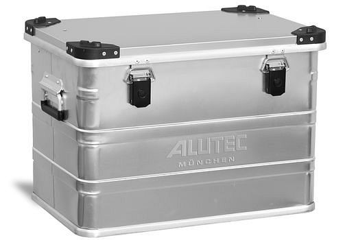 DENIOS Aluminiumbox Industry, mit Stapelecken, 73 Liter Volumen, 136691