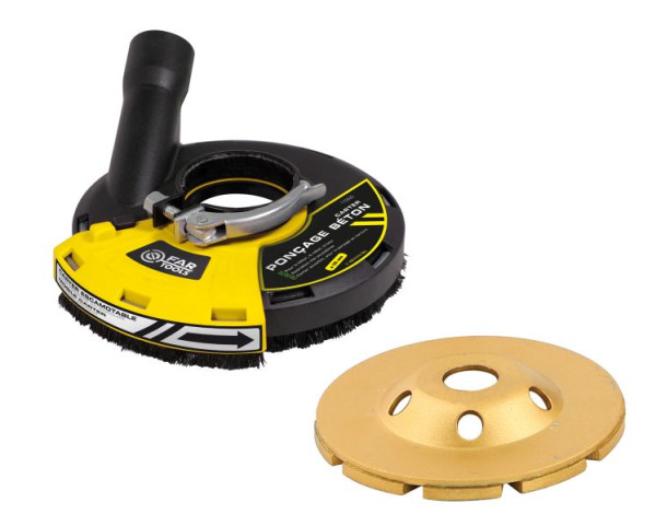 Fartools Betonschleifaufsatz Ø 125 mm für Betonschleifarbeiten, 115926