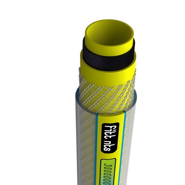 fitt Gartenschlauch aus Weich-PV NTS Yellow 1", 25 m, 76088
