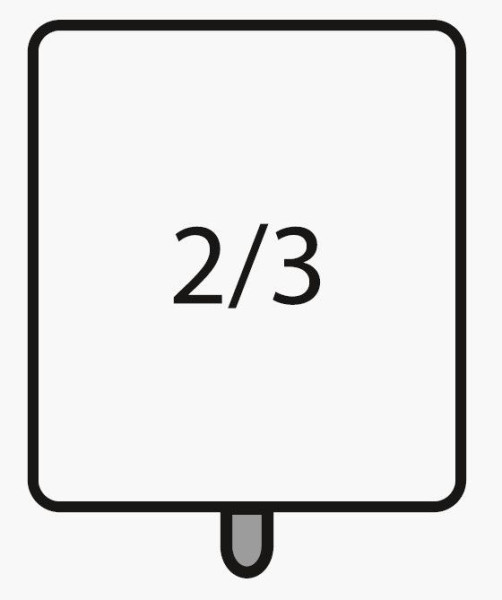 Saro E7/CPCEXD Nudelkorb: 2/3 GN, 423-4015, 4017337423873