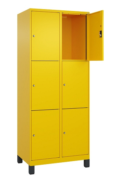 C+P Schließfachschrank Evolo PLUS, mit Füßen, 6 Fächer, 1950x800x500mm, 1023/10, 049010-223 S10022