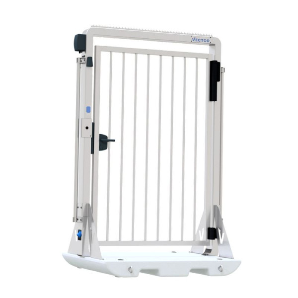 STEIN HGS Sicherheitstür "V-Door", auf Betonplattform, 1290 mm, Fluchttürfunktion, elektro mechanisch, 80516.0001