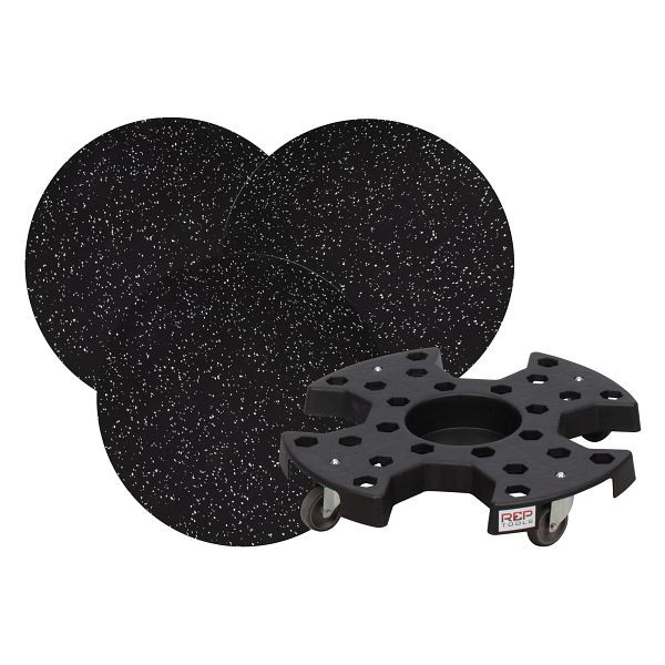 RepTools Reifentrolley, bis 140 kg, inkl. 3x Gummi-Felgenschutzmatten, XXL-124569