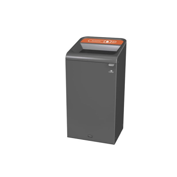 STEIN HGS Configure Recycling-Station Kunststoff, 87 Liter, NL, anthrazit, orange, 83843.0018