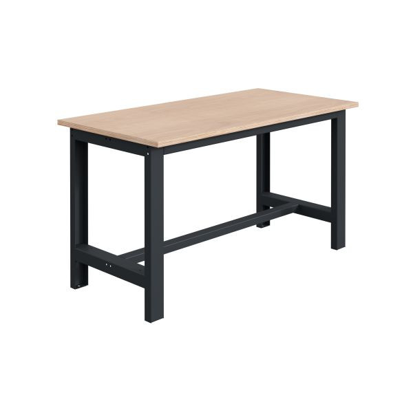 SOFAME SI Schwerlastwerkbank B 1500 x T 750 x H 824mm, Multiplex-Arbeitsplatte 24 mm, Anthrazitgrau RAL 7016, W010010056GA