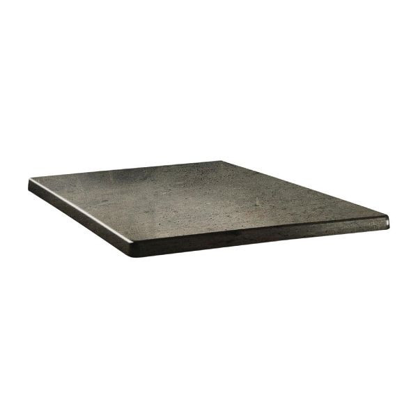 Topalit Classic Line runde Tischplatte Beton 80cm, DR946