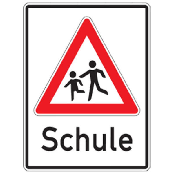 Stein HGS Schulwegschild Schule, Flachform 3mm/RA 2, ksw20121032
