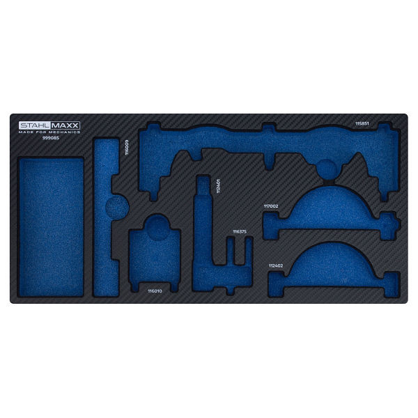 Stahlmaxx 1/3 Schaumstoffeinlage wie Opel für Motorcode A10XEP, A12XEL und weitere, XXL-999085S