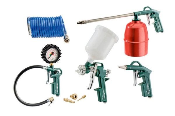 metabo Druckluft-Werkzeugset LPZ 7 Set Karton, 601586000