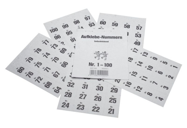 WOLF & APPENZELLER Gewinnaufklebenummern 701-800, 400701