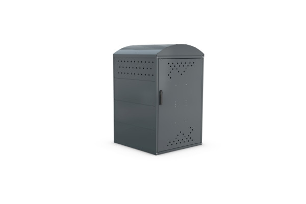WSM Rollatorbox B Farbe RAL 7016, mit Bogendach, 122000075