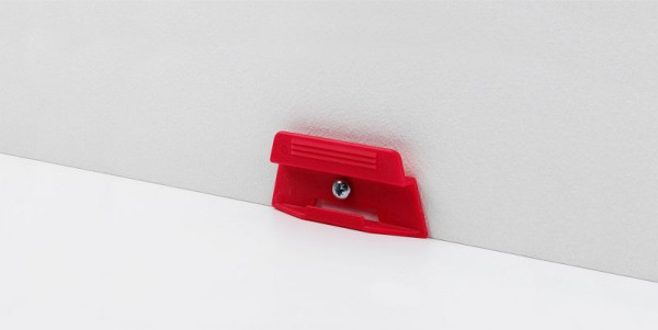 Parador Leistenclip rot für Sockelleisten SL 4, SL 5 und SL 18, Kabelführungstiefe 5 mm, 1089751