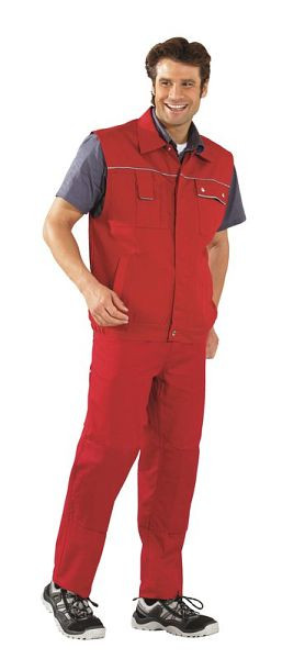 Planam Canvas 320 Weste, rot/rot, Größe XXXL, 2167064