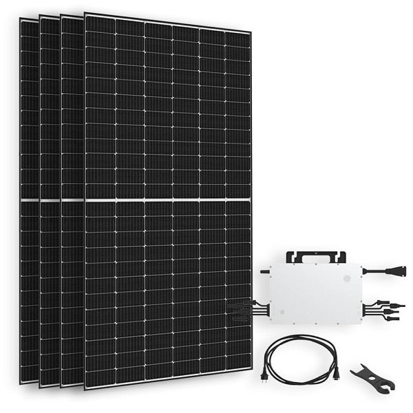 Offgridtec Solar-Direct 1800W HMS-1600 Solaranlage Bifazial Hausnetz-Einspeisung - 5m HMS-Anschlusskabel, 4-01-018455-002
