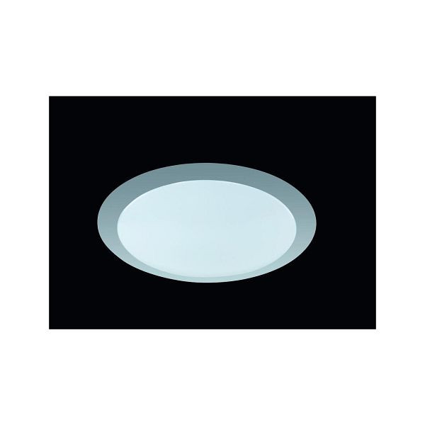 TRIO LED-Deckenleuchte 12W GONZALO 3000K 1050lm Titan titan mit Konverter IP20 Ø350mm 626511287, 104429