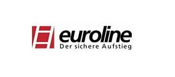 Euroline Einzügige Steigleitern mit Rückenschutz (bis maximal 10m Steighöhe), Stahl verzinkt, 10,72m Länge, 9620960