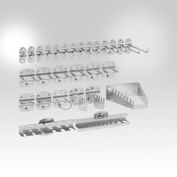 Manuflex 28-teiliges ESD-Werkzeughalter-Set für Lochplatten, LZ8285.7035