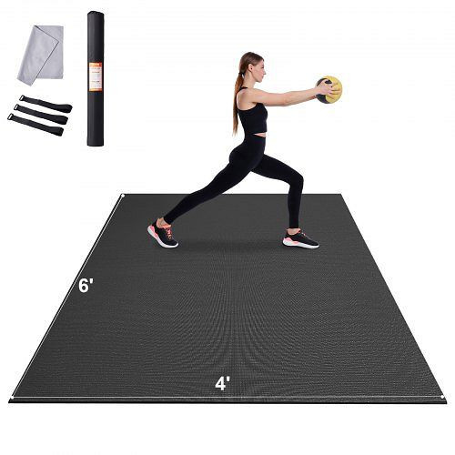 VEVOR Trainingsmatte Rutschfeste Yogamatte Fitnessstudio Pilates 1,8x1,2m, DXYJD4YC6YC0WR5E5V0
